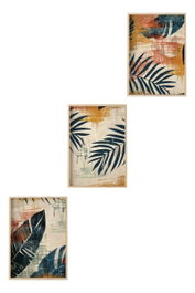 Wallity Huhu468 - Set de 3 Pinturas Decorativas en MDF de 35 x 50 cm